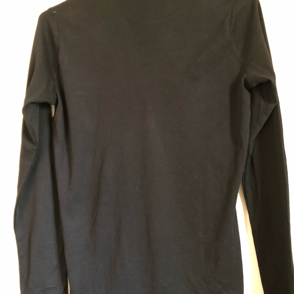 James Perse Contrast stitch turtleneck - Picture 6 of 7